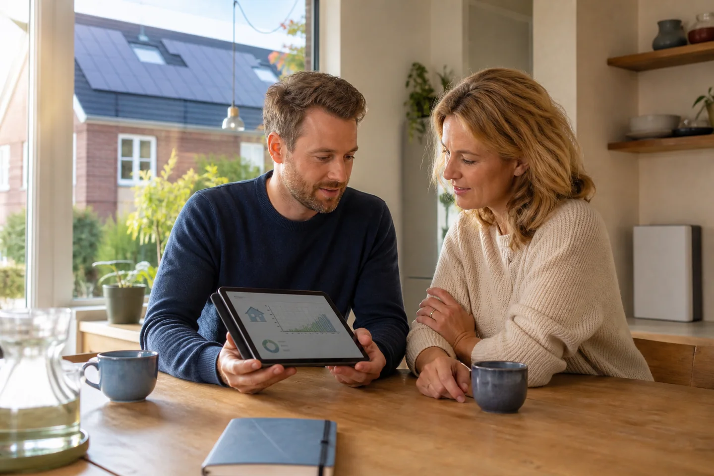 Persoonlijk energieadvies aan de keukentafel